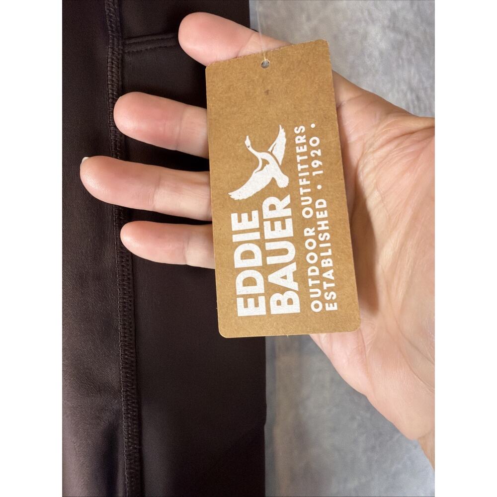 Eddie Bauer Womens Brown WR Crossover Trail Advent Leggings Size XL NWT MSRP $99 - Picture 5 of 8
